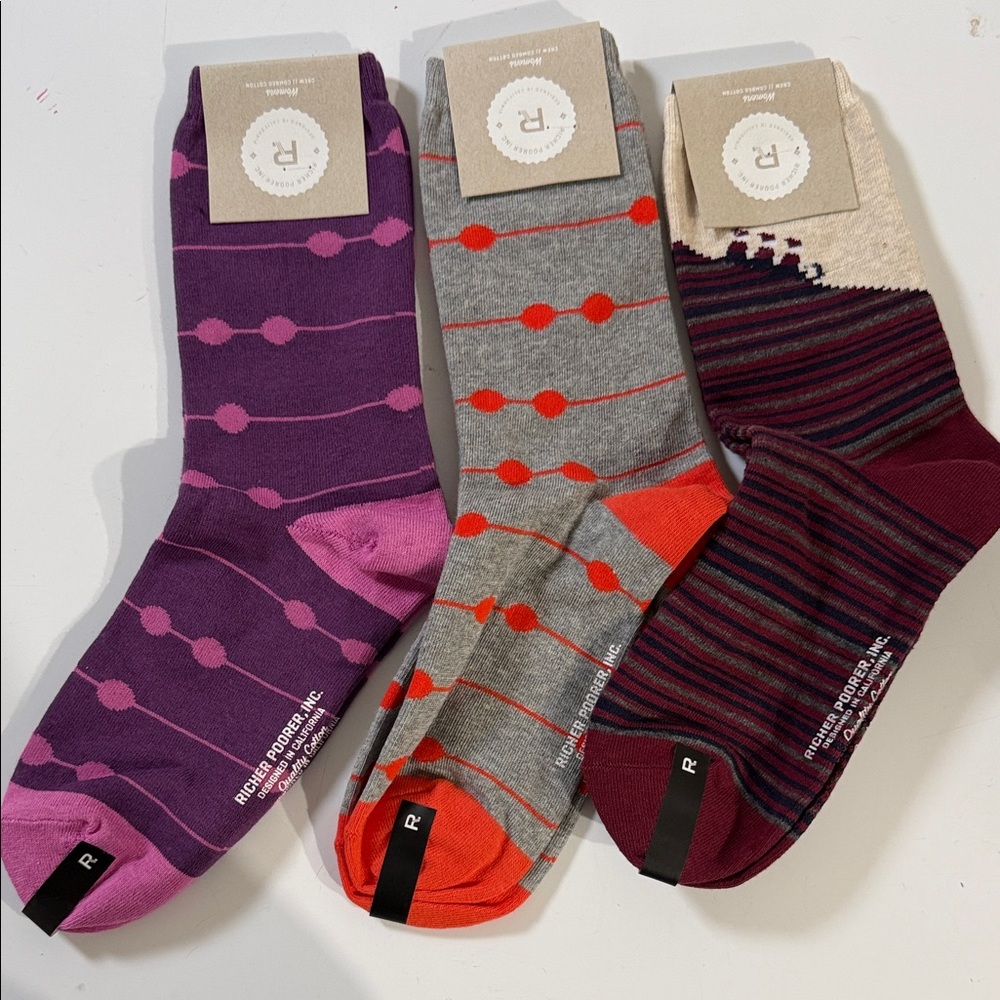 Richer  poorer Colorful Socks Set